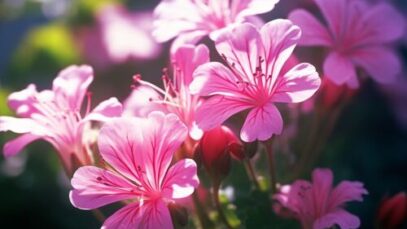 beaux géranimus façon grand mère